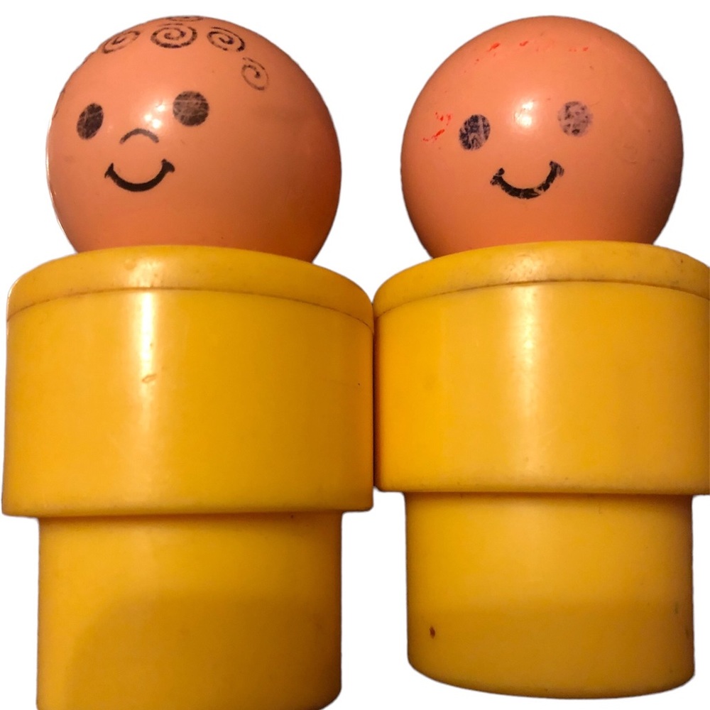 Vintage 74' Fisher Price Little People Jumbo Large People